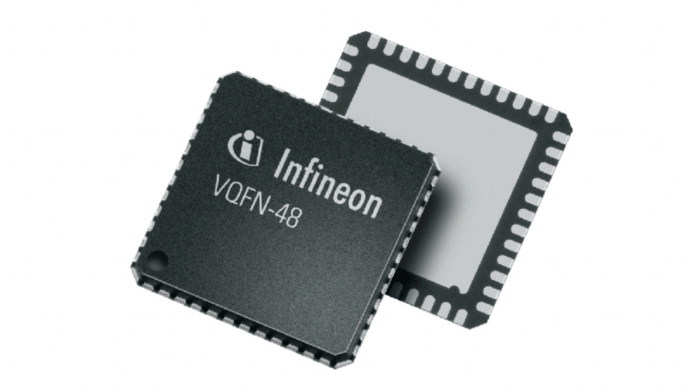 Infineon TLE98442QXXUMA1, 64bit ARM Cortex M0 Microcontroller, Cortex, 40MHz, 64 kB Flash, 48-Pin LQFP