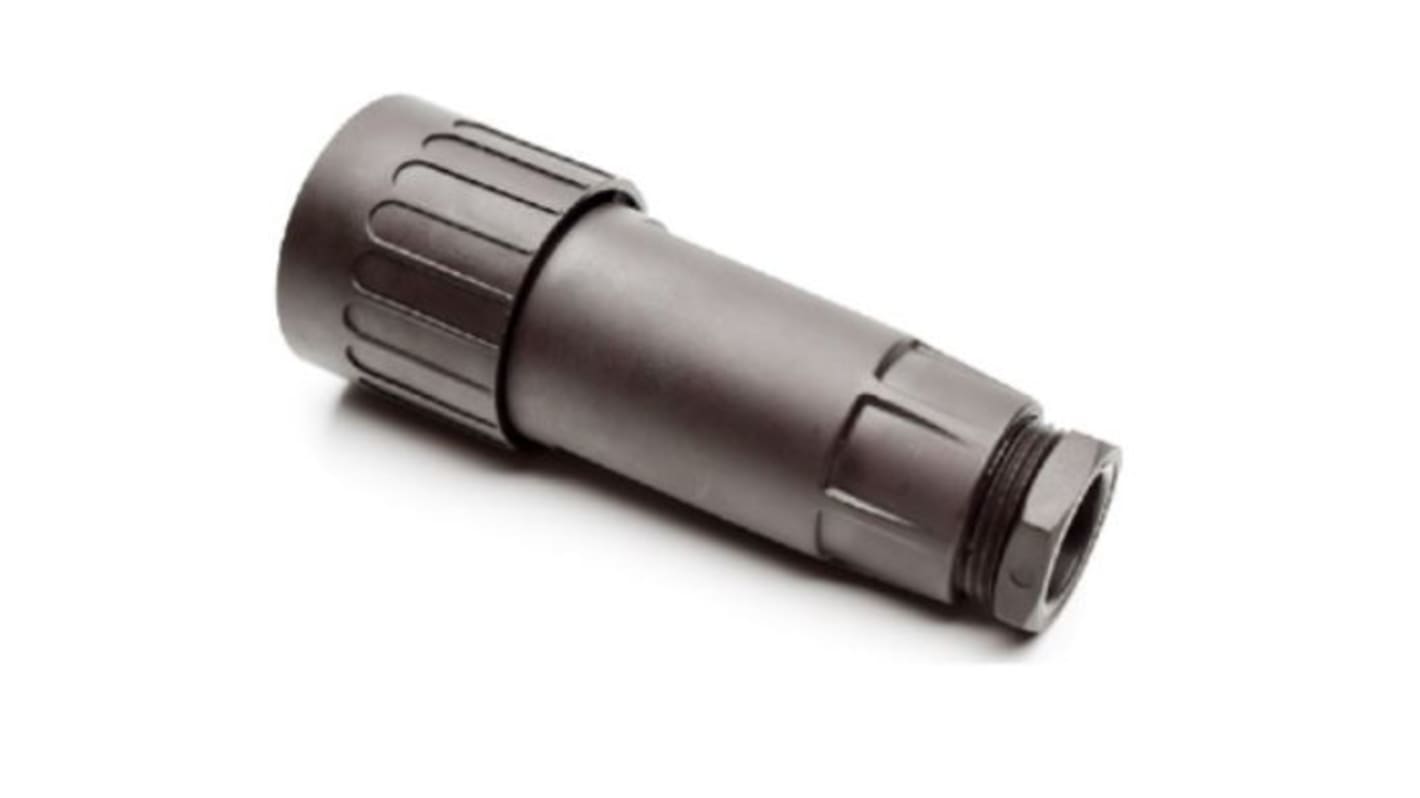 Conector DIN Hembra Amphenol Industrial serie C16-3 de 17 vías, 6A, 100 V, DIN EN 60529, IP65