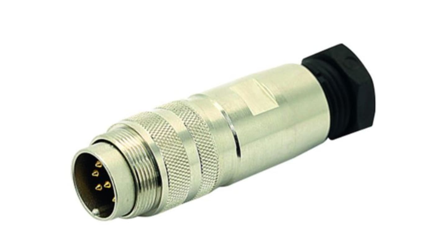 Connecteur DIN Amphenol Industrial C091, 8 contacts, Mâle, Montage sur câble M16