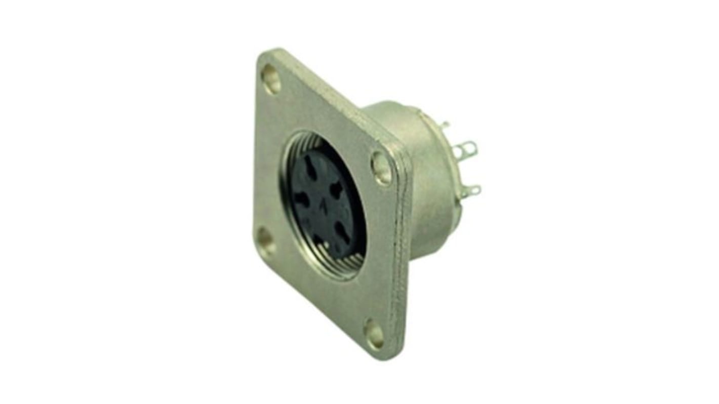 Amphenol Industrial, C091 3 Pole M16 Din, DIN EN 61076-2-106, 10A, 300 V IP67, Screw Coupling, Female, Panel Mount