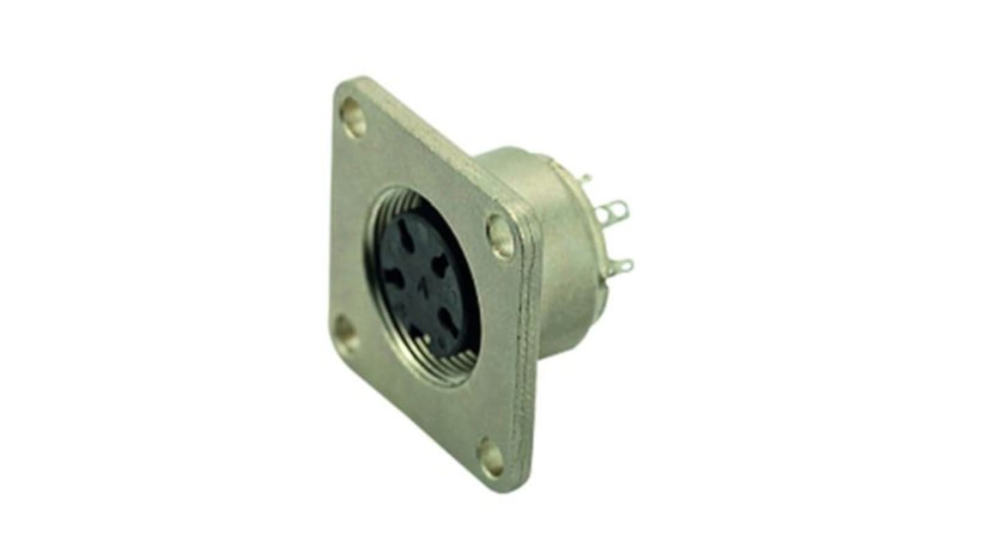 Connettore DIN Amphenol Industrial, serie C091, 5 poli, Femmina, IP67, 7A, 300 V, DIN EN 61076-2-106