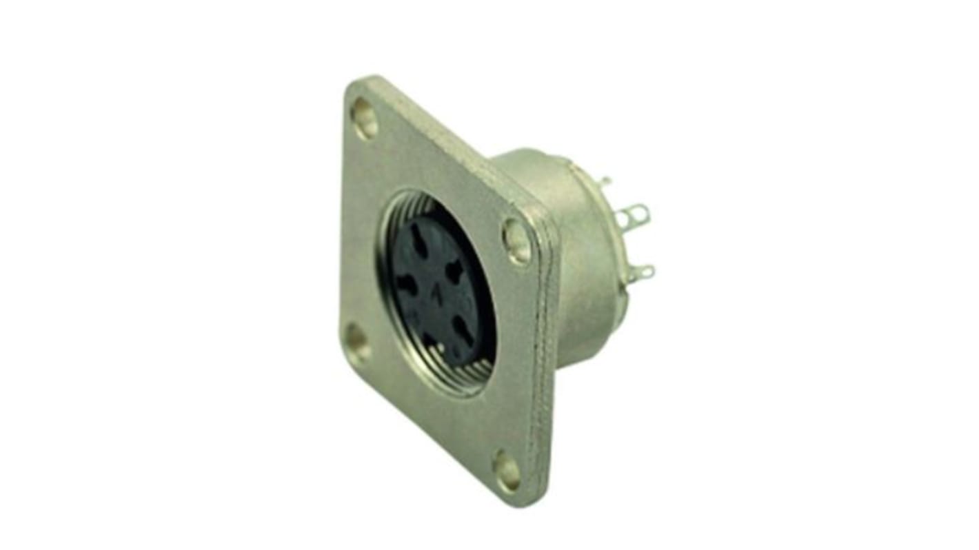 Amphenol Industrial, C091 6 Pole M16 Din, DIN EN 61076-2-106, 7A, 300 V IP67, Screw Coupling, Female, Panel Mount