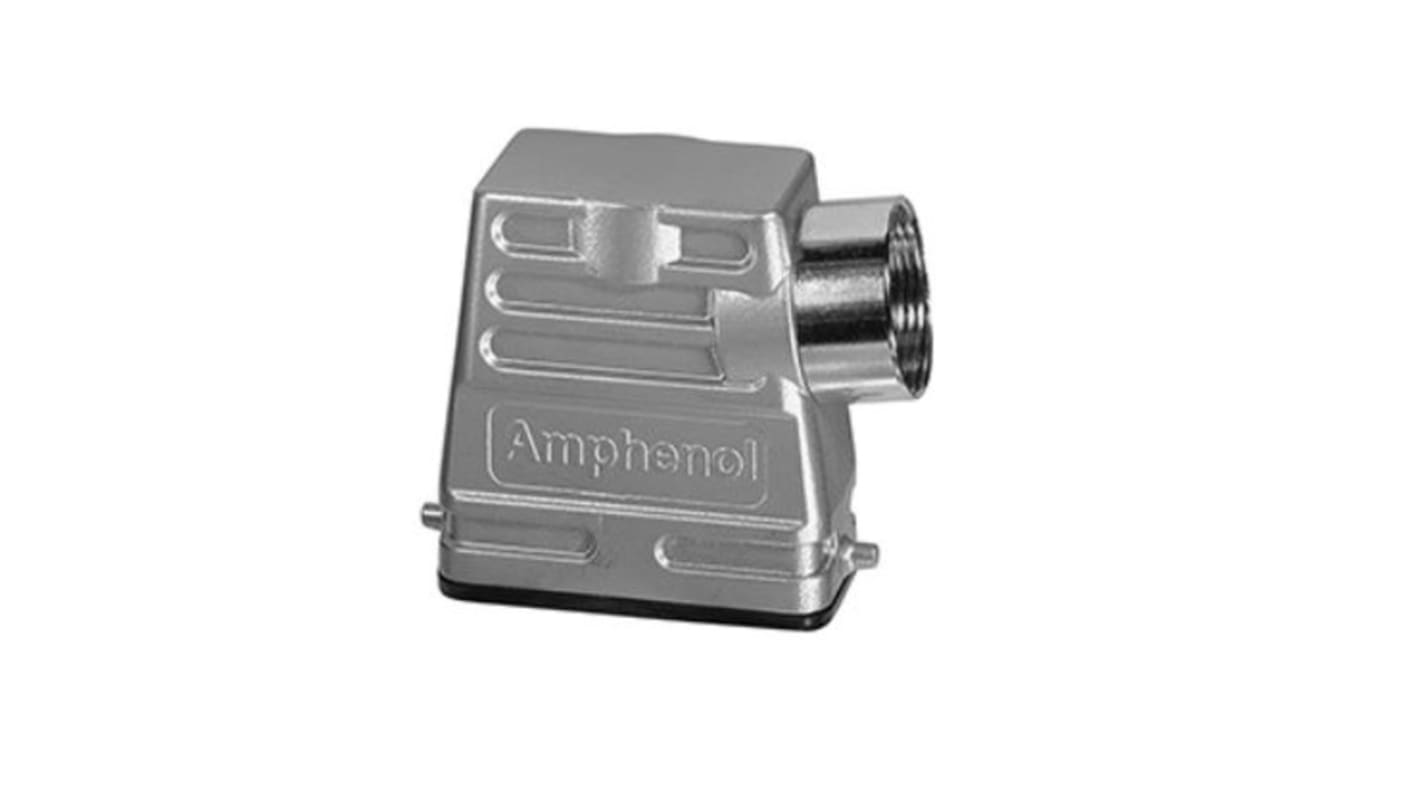 Capucha de conector de potencia Amphenol Industrial serie C146, con rosca PG21