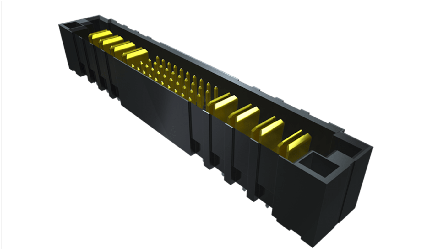 Embase pour CI Samtec, PETC, 42 pôles , 2.54mm, 2 rangées , Verticale