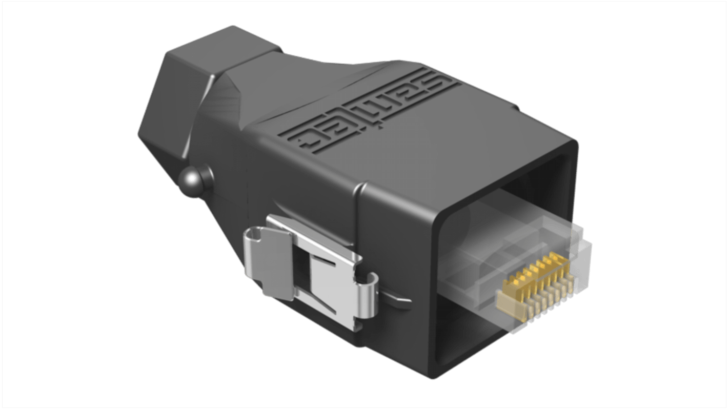 Kit de terminaison cat Cat3, Cat5, Cat5e Samtec série RCEF Mâle Montage sur câble, ports