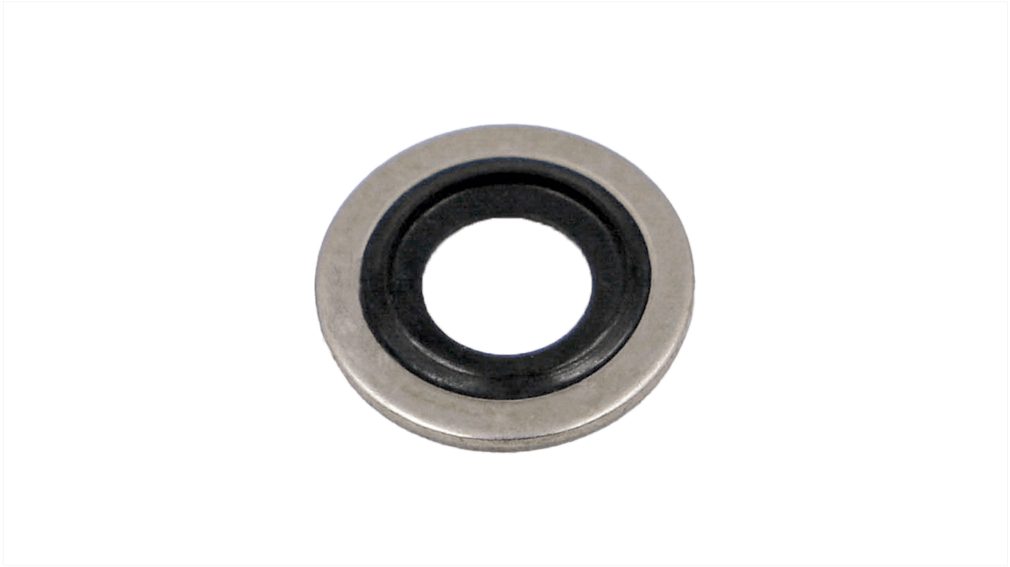 Hutchinson Le Joint Français Rubber : PC851 & washer : Mild Steel O-Ring, 6.6mm Bore, 11mm Outer Diameter