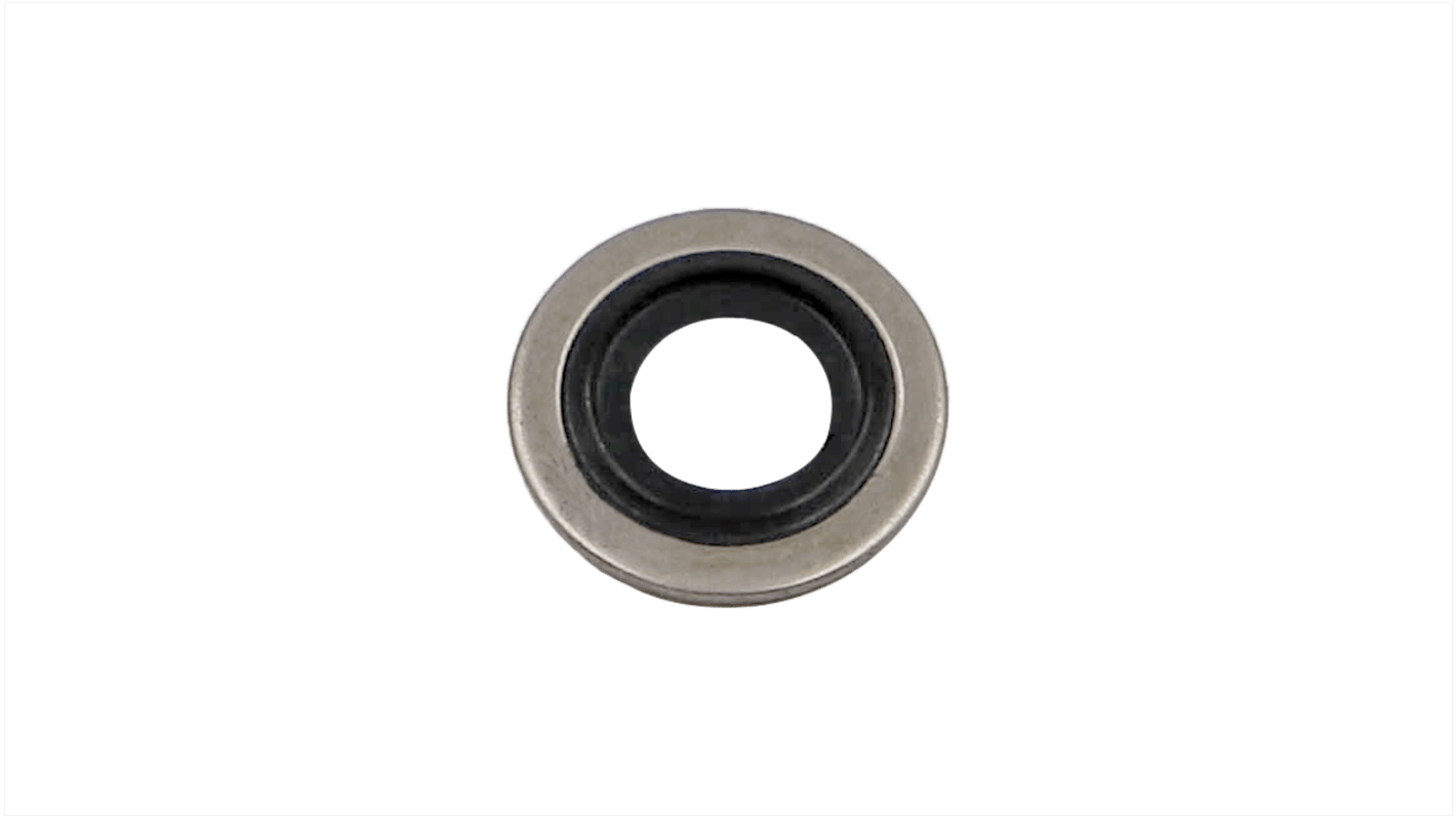 Hutchinson Le Joint Français Rubber : PC851 & washer : Mild Steel O-Ring, 8.7mm Bore, 14mm Outer Diameter