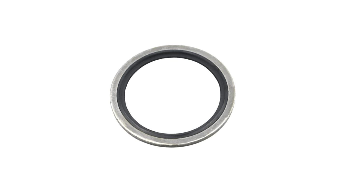Hutchinson Le Joint Français Rubber : PC851 & washer : Stainless Steel O-Ring, 43mm Bore, 54mm Outer Diameter