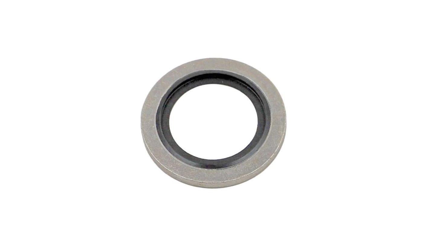 Hutchinson Le Joint Français Rubber : PC851 & washer : Mild Steel Bonded Seals O-Ring, 13.74mm Bore, 20.57mm Outer