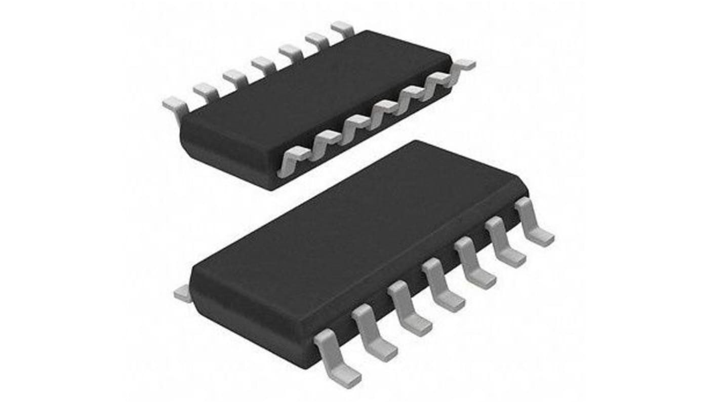 Operační zesilovač NCS20064DR2G 1.8 → 5.5 V. 3MHz, SOIC, počet kolíků: 14 Vstup/výstup rail-to-rail