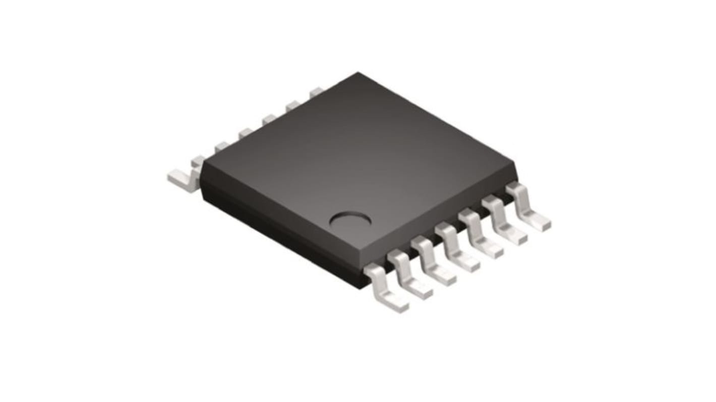 NCS20064DTBR2G onsemi, Op Amp, RRIO, 3MHz, 1.8 → 5.5 V, 14-Pin TSSOP