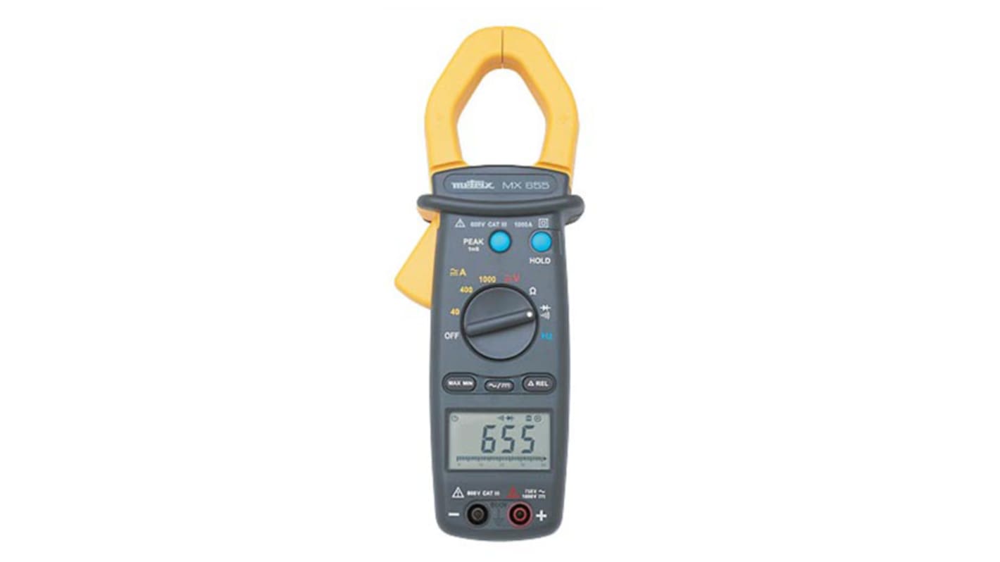 Chauvin Arnoux MX655 Clamp Meter, 1000A dc, Max Current 1000A ac CAT III 600V