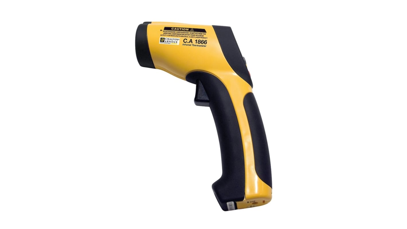 Chauvin Arnoux CA 1866 Infrared Thermometer, -50°C Min, ±1.5 °C Accuracy, °C Measurements