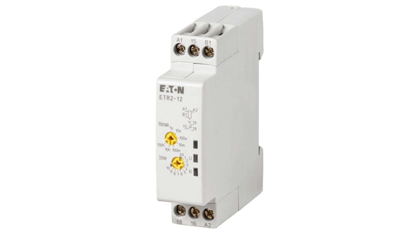 262686 ETR212 Eaton Eaton Moeller Series Timer Relay, 240V ac, 1