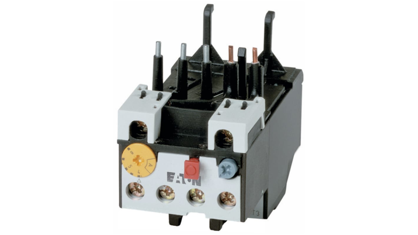 Eaton Overload Relay NO/NC, 0.4 → 0.6 A F.L.C, 600 mA Contact Rating, 3P