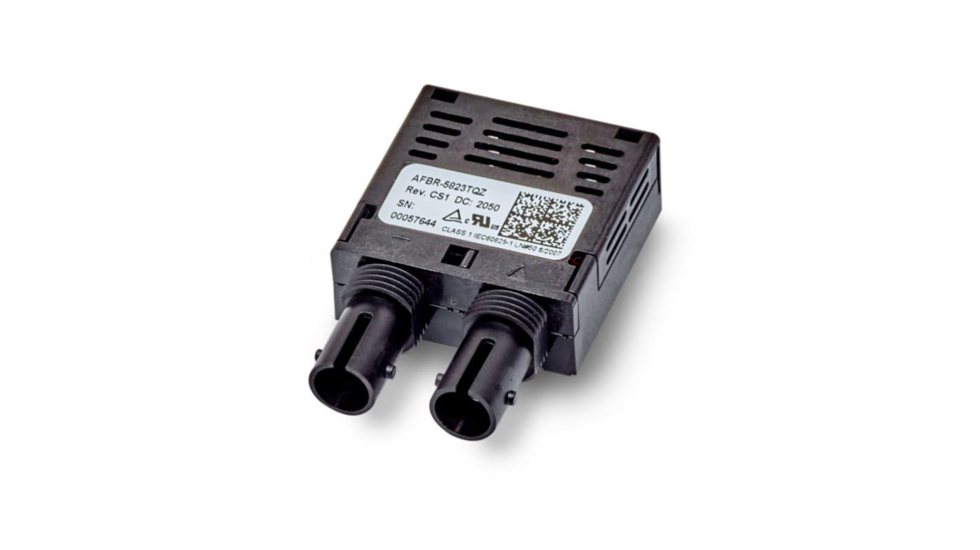 Broadcom AFBR-5813TQZ Fibre Optic Transceiver, ST Connector, 100Mbps, 1380nm 1380nm 20-Pin SIP