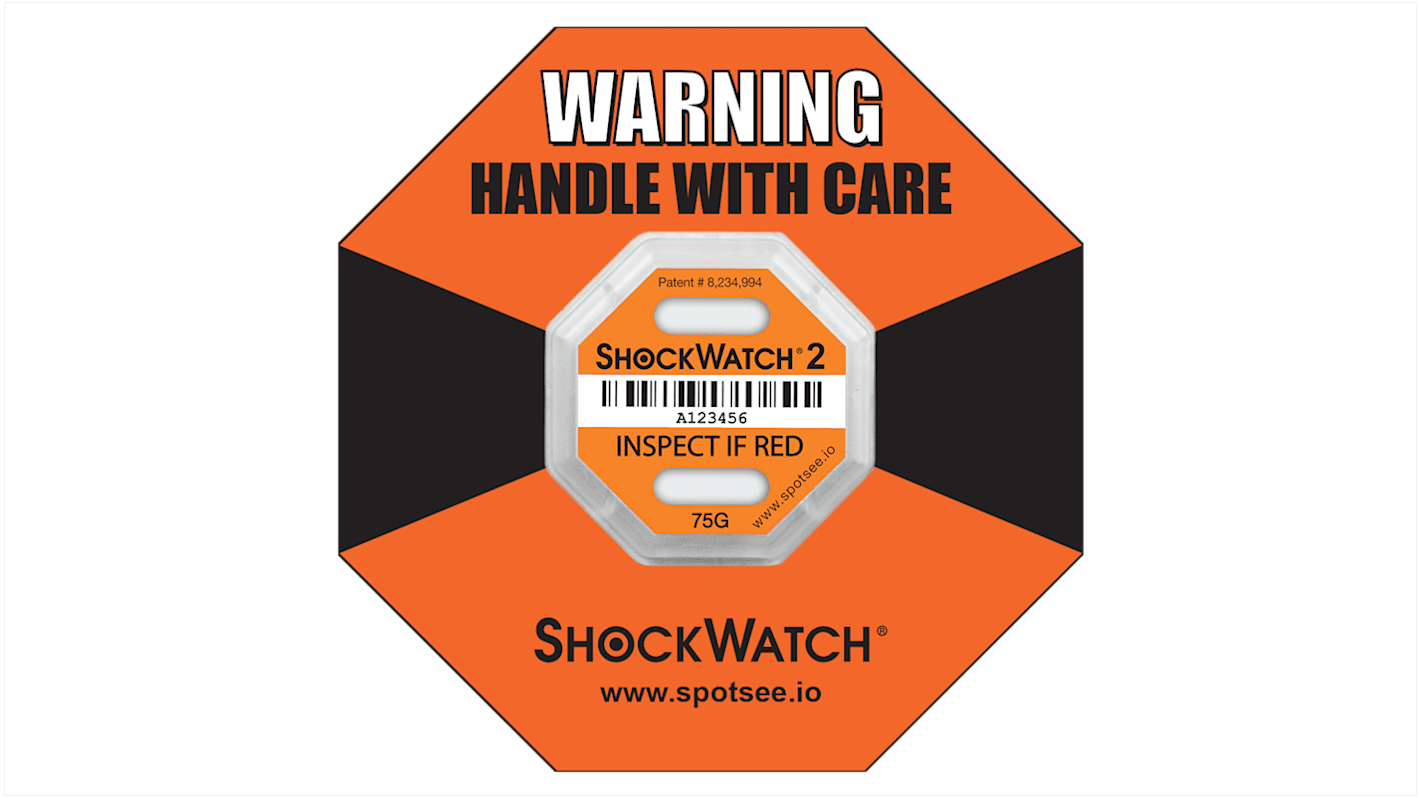 Indicateur de choc SpotSee ShockWatch2