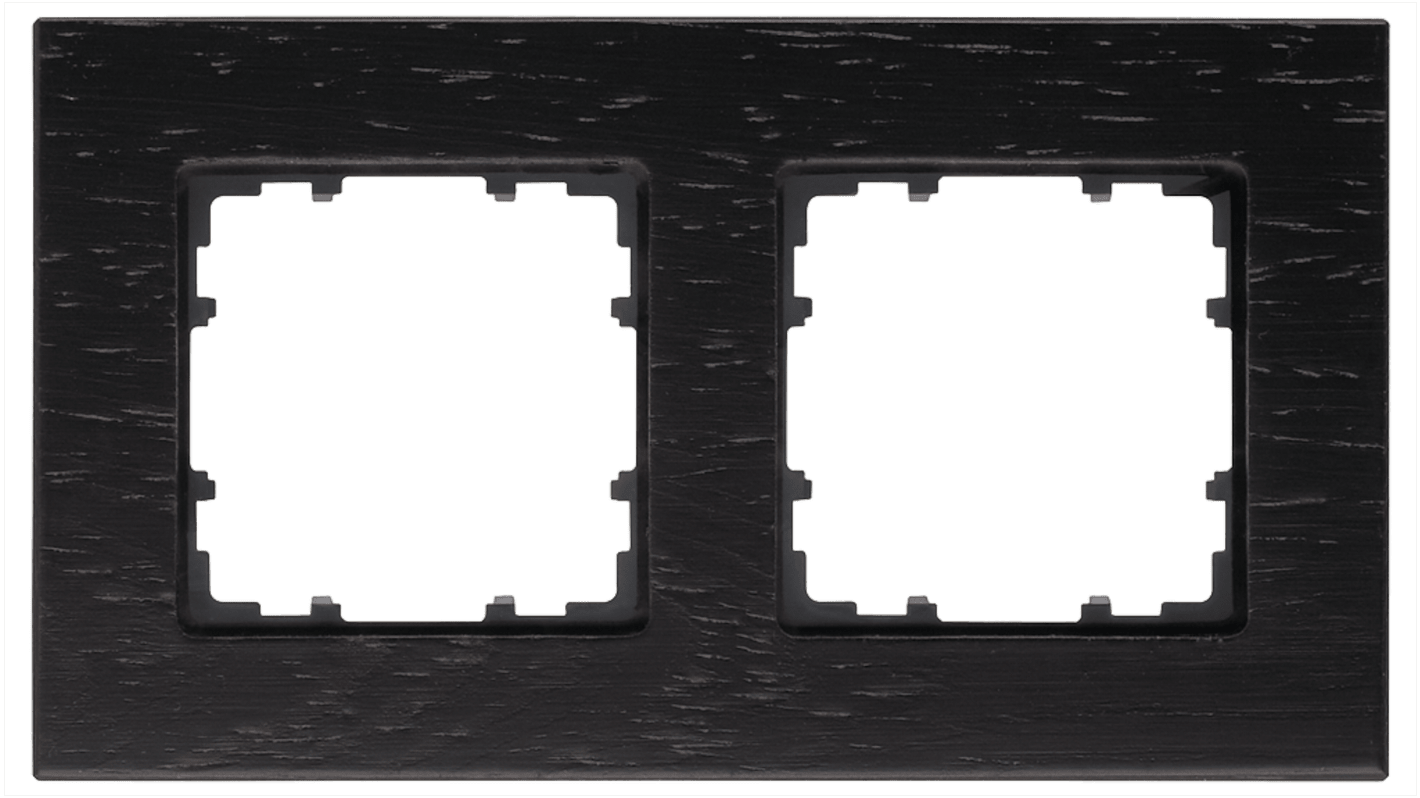 Cadre Siemens Delta, 2 postes, Noir