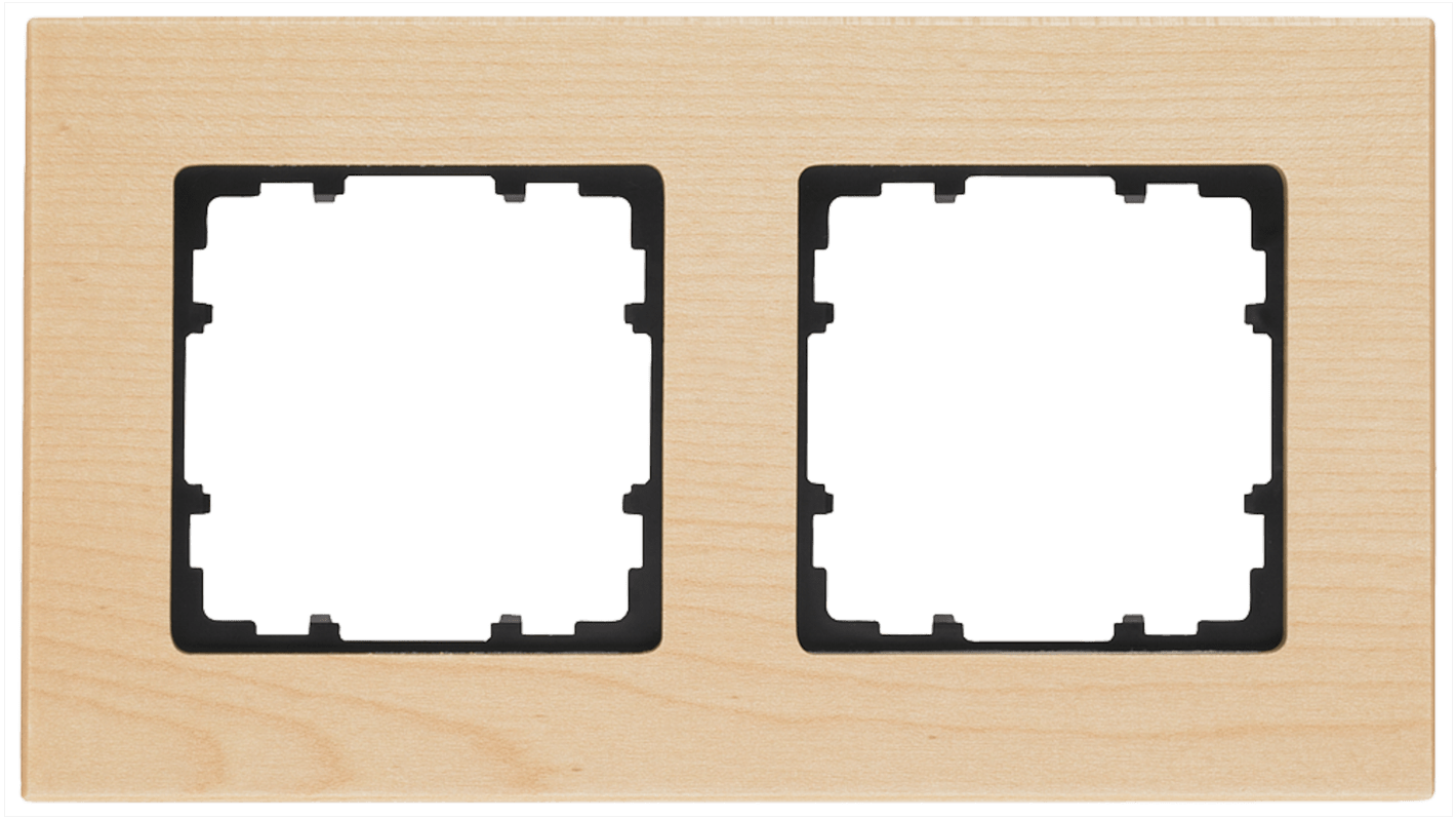 Siemens White 2 Gang Frame