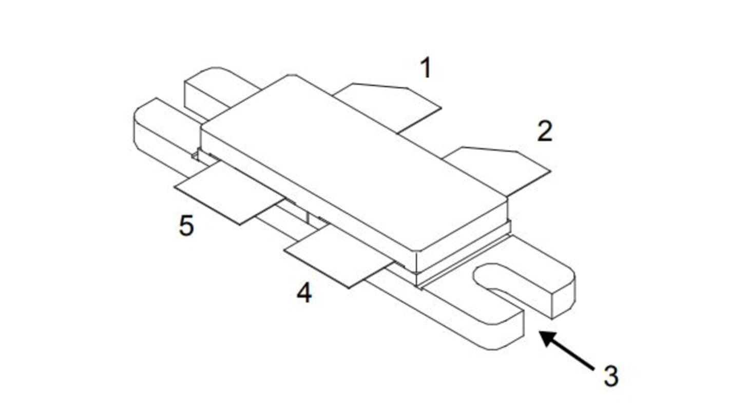 MOSFET STMicroelectronics RF2L16180CB4, VDSS 65 V, B4E de 4 pines