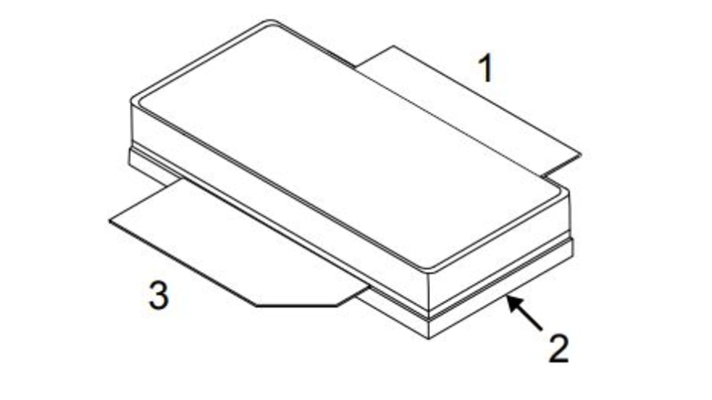 MOSFET, 60 V, 2-Pin B2 STMicroelectronics RF2L36075CF2