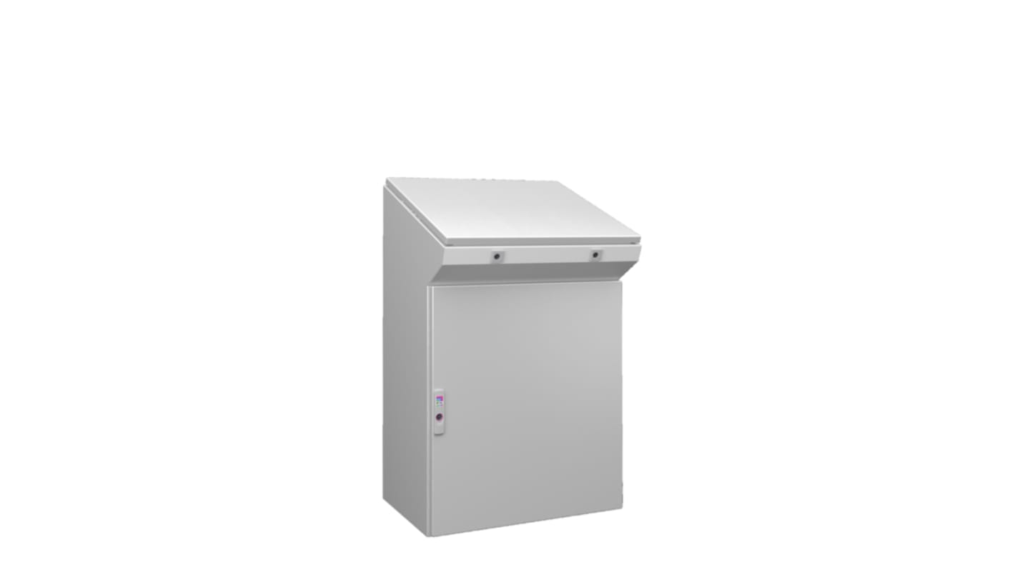 Rittal TP Series Sheet Steel Single-Door-Door Floor Standing Enclosure, Opaque Door, IP55, 960 x 600 x 400mm