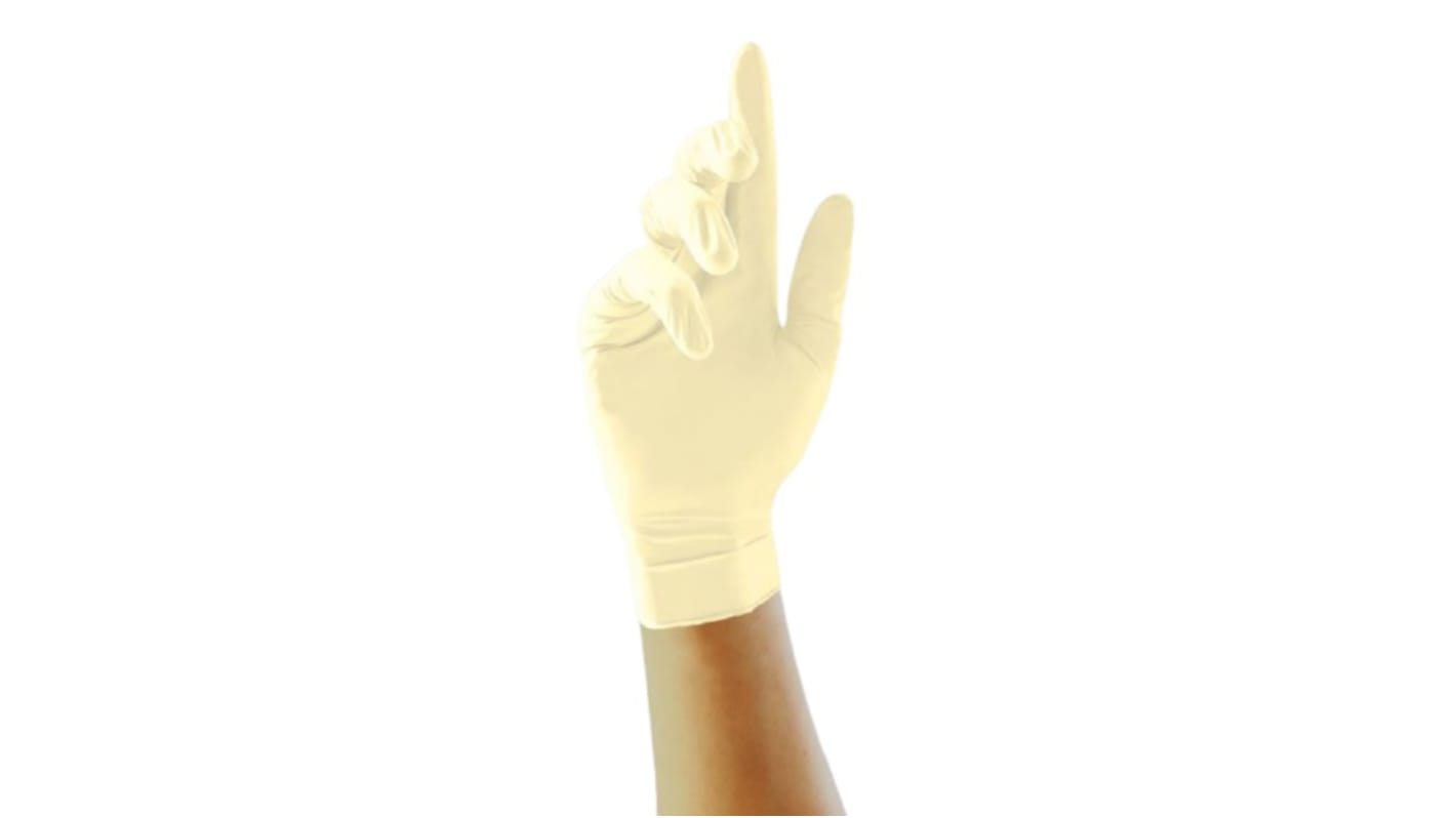 GS0015 Unigloves Natural Colour PowderFree Latex Disposable Gloves