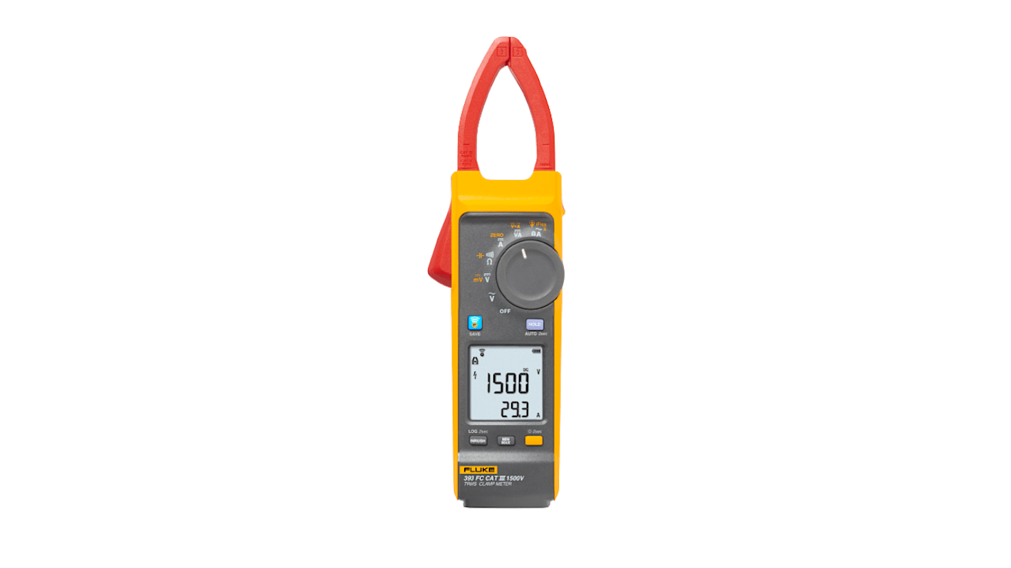 Pince multimètre 393FC/E Fluke, 1000A c.c., 2500A c.a.