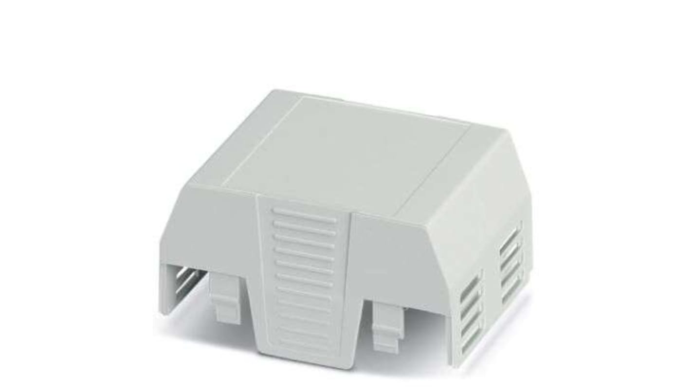 Phoenix Contact DIN Rail Housing Upper Part Enclosure Type EH Series , ABS, Polycarbonate Electronic Housing