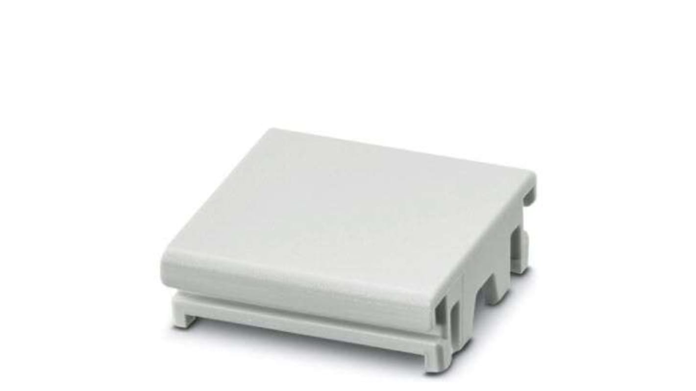 Phoenix Contact ICS Series RAL 7035 Polyamide Terminal Cover, 7mm H, 20mm W, 22.5mm L