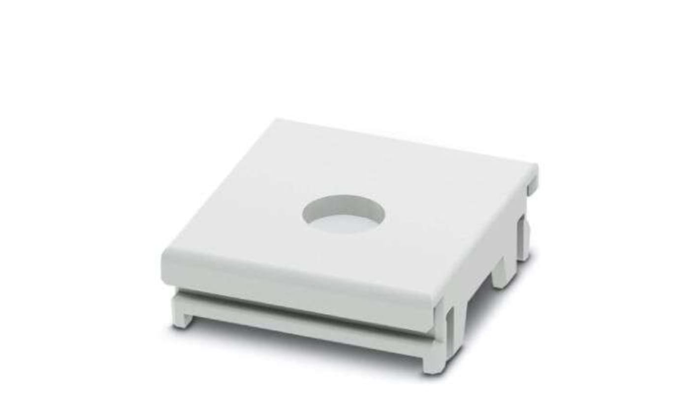 Phoenix Contact ICS Series RAL 7035 Polyamide Terminal Cover, 7mm H, 22.5mm W, 25mm L