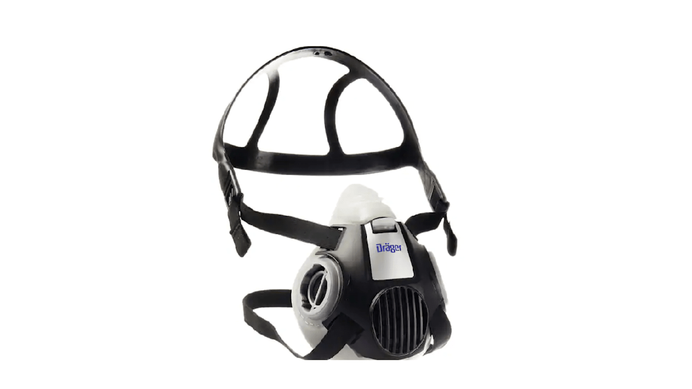 DRAEGER X-plore 3300 Atemschutzmaske M, Halbmaske, Schwarz, Grau mit Ersatzfilter