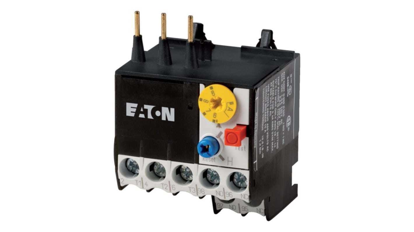 Eaton Overload Relay, 0.24 → 0.4 A F.L.C, 1.5 A Contact Rating, 1 NO/1 NC, ZE