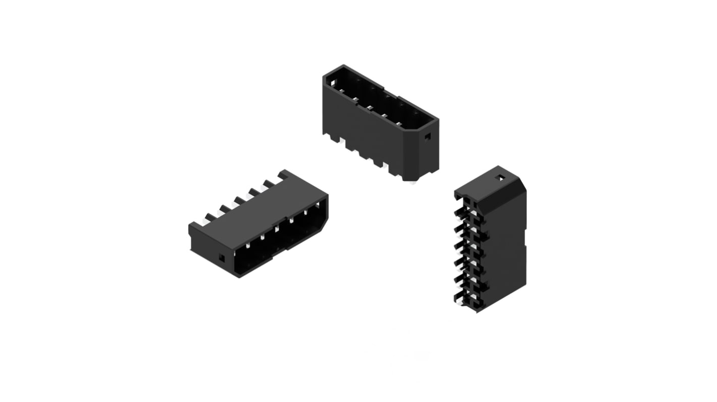 Morsettiera per circuito stampato Wurth Elektronik HDR a 2 vie, 1 fila, passo 2.5mm, Montaggio con foro passante