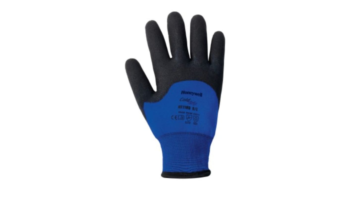 Guantes de trabajo de Poliamida Azul Honeywell Safety serie NF11HD, talla 10, XL, con recubrimiento de PVC, Resistentes