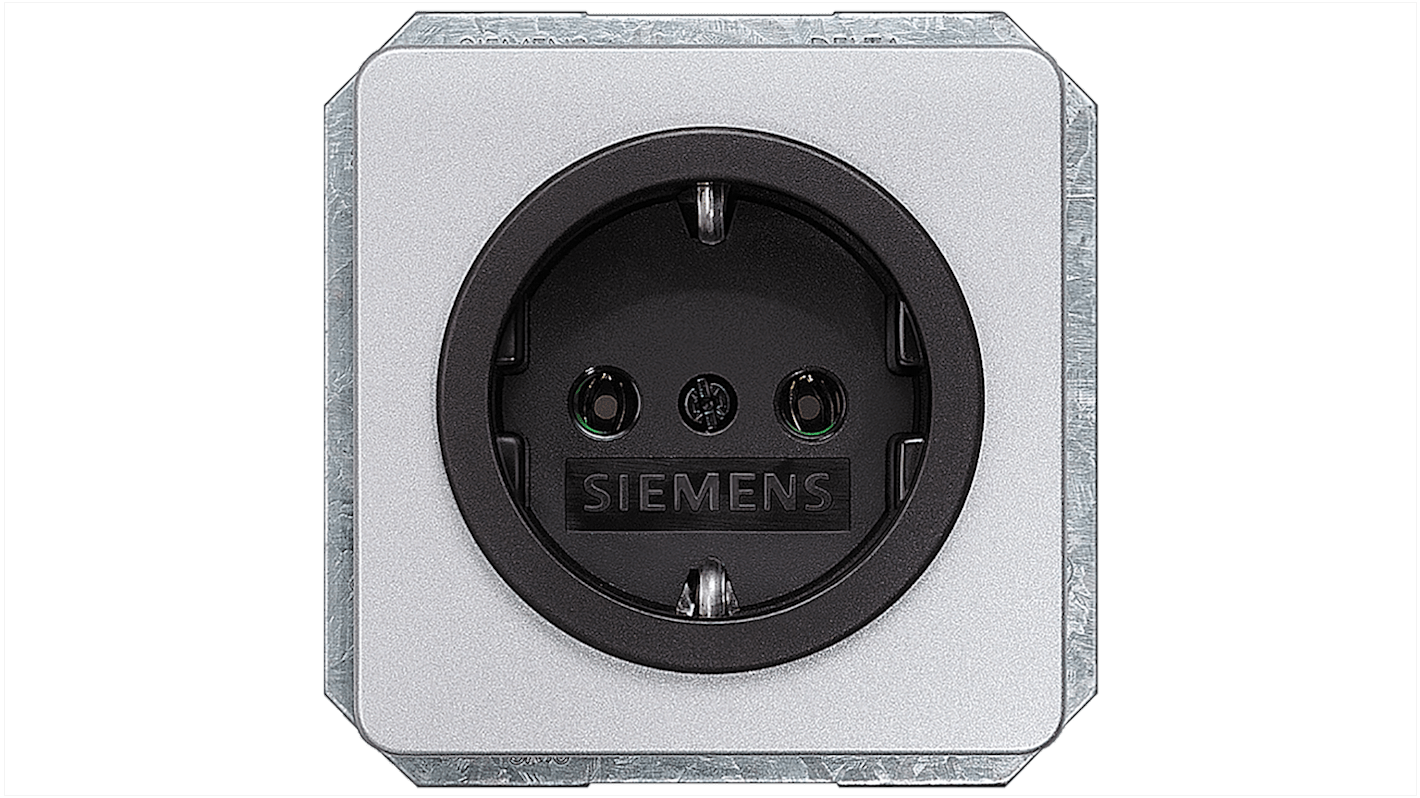 Gniazdo 16A Gniazdo 250 V Siemens Srebrny Śruba IP20