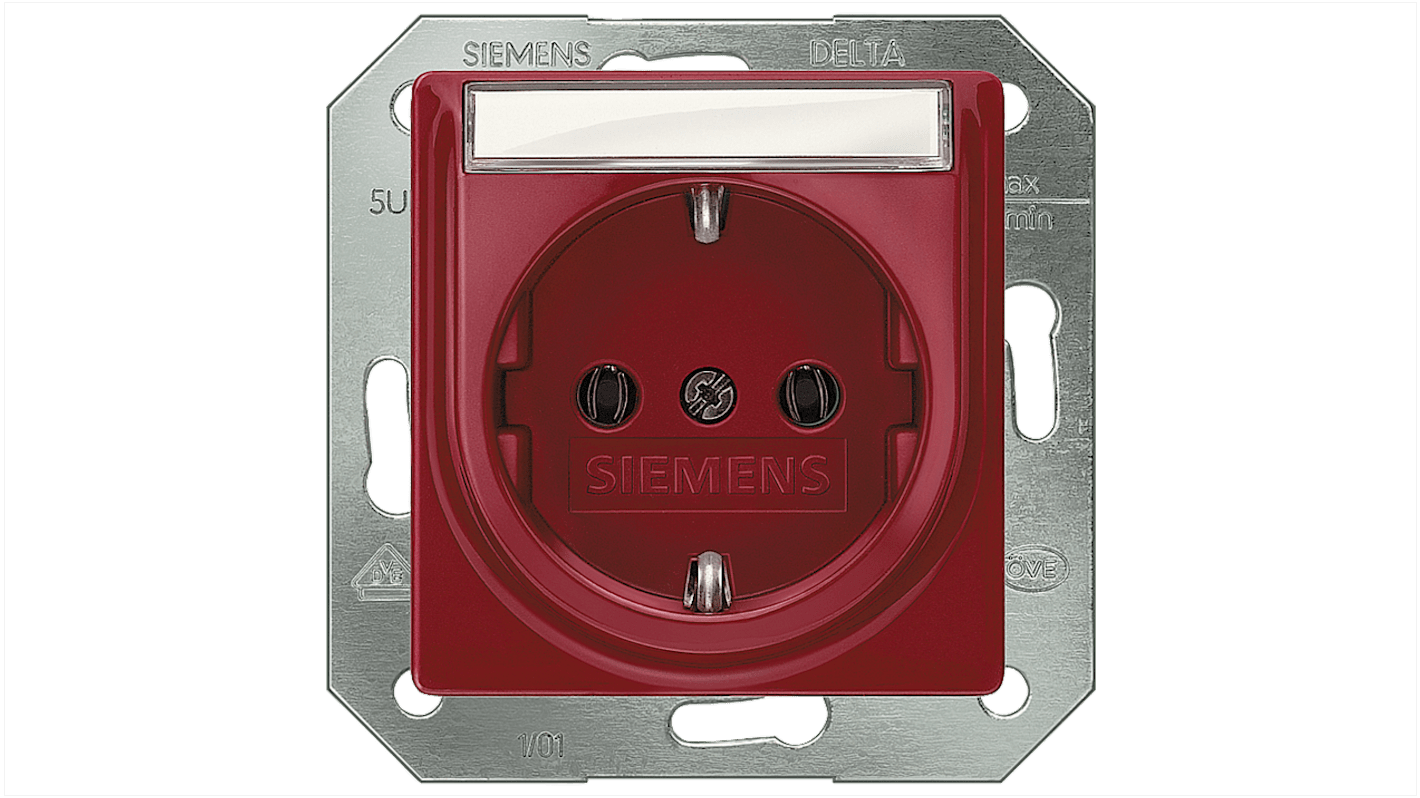 Siemens Rød Fatning Fatning, 16A, 250 V