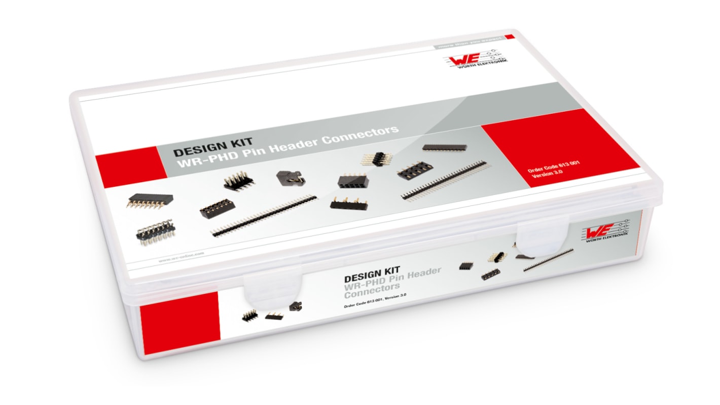 Wurth Elektronik Connector Kit Containing Jumpers, Pin Headers, Socket Headers