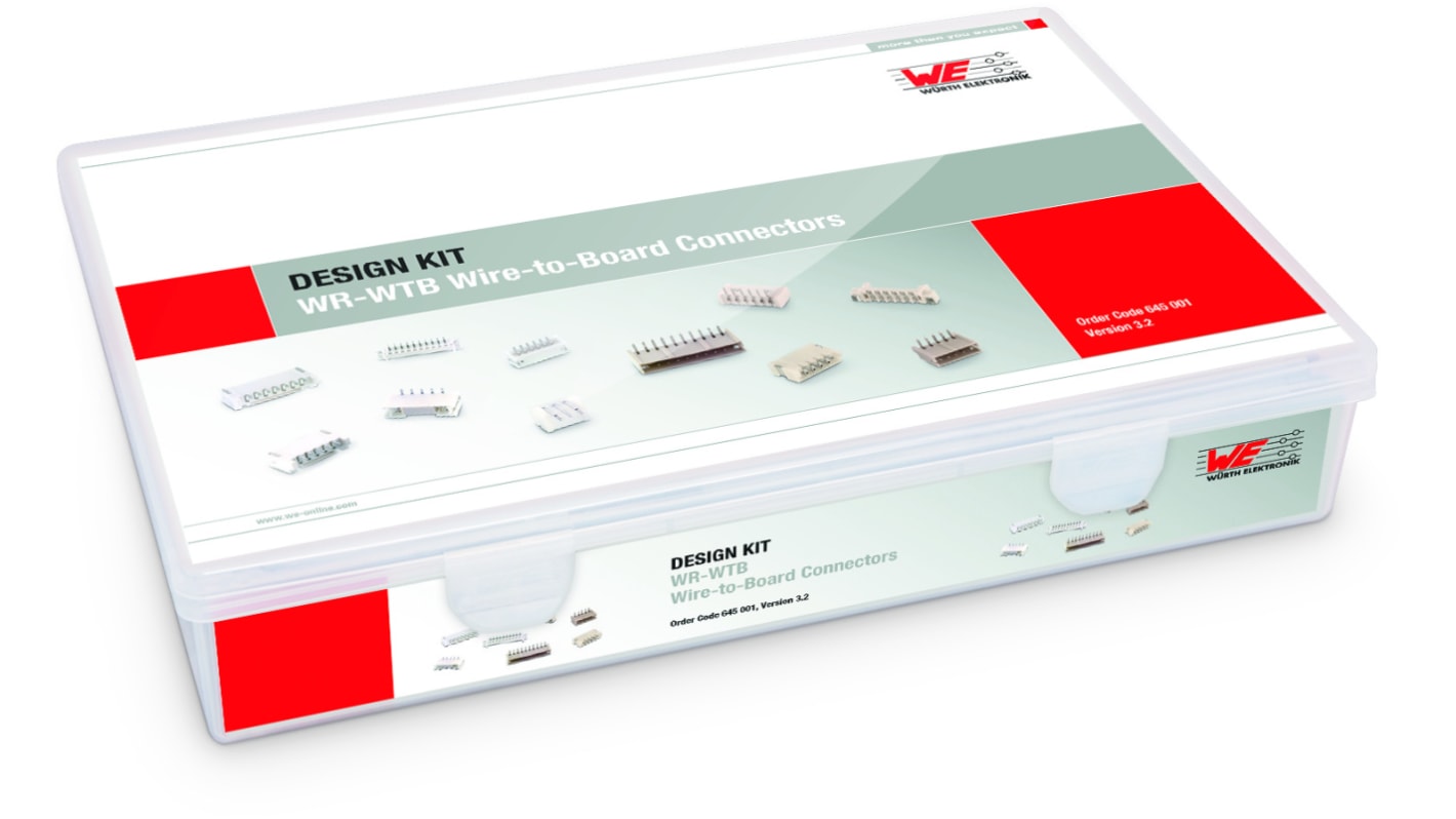 Wurth Elektronik Wire-to-Board Kit Containing Crimp Terminals, Headers, Terminal Housings