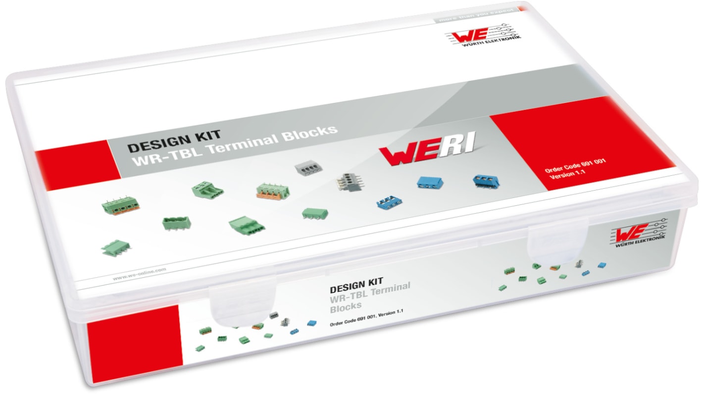 Kit de connecteur Wurth Elektronik, avec Embases pour CI, fiches mâles, blocs terminal