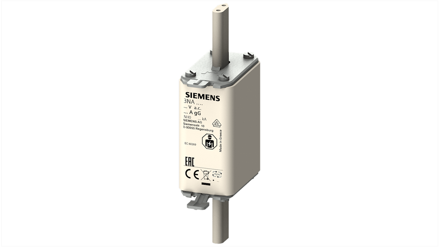 Siemens 32A Centred Tag Fuse, NH0, 500V