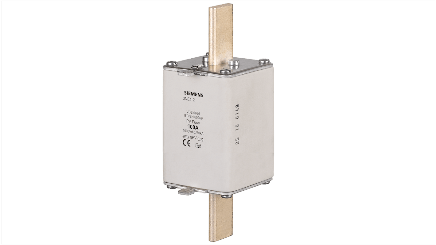 Siemens 63A Centred Tag Fuse, NH1, 1kV