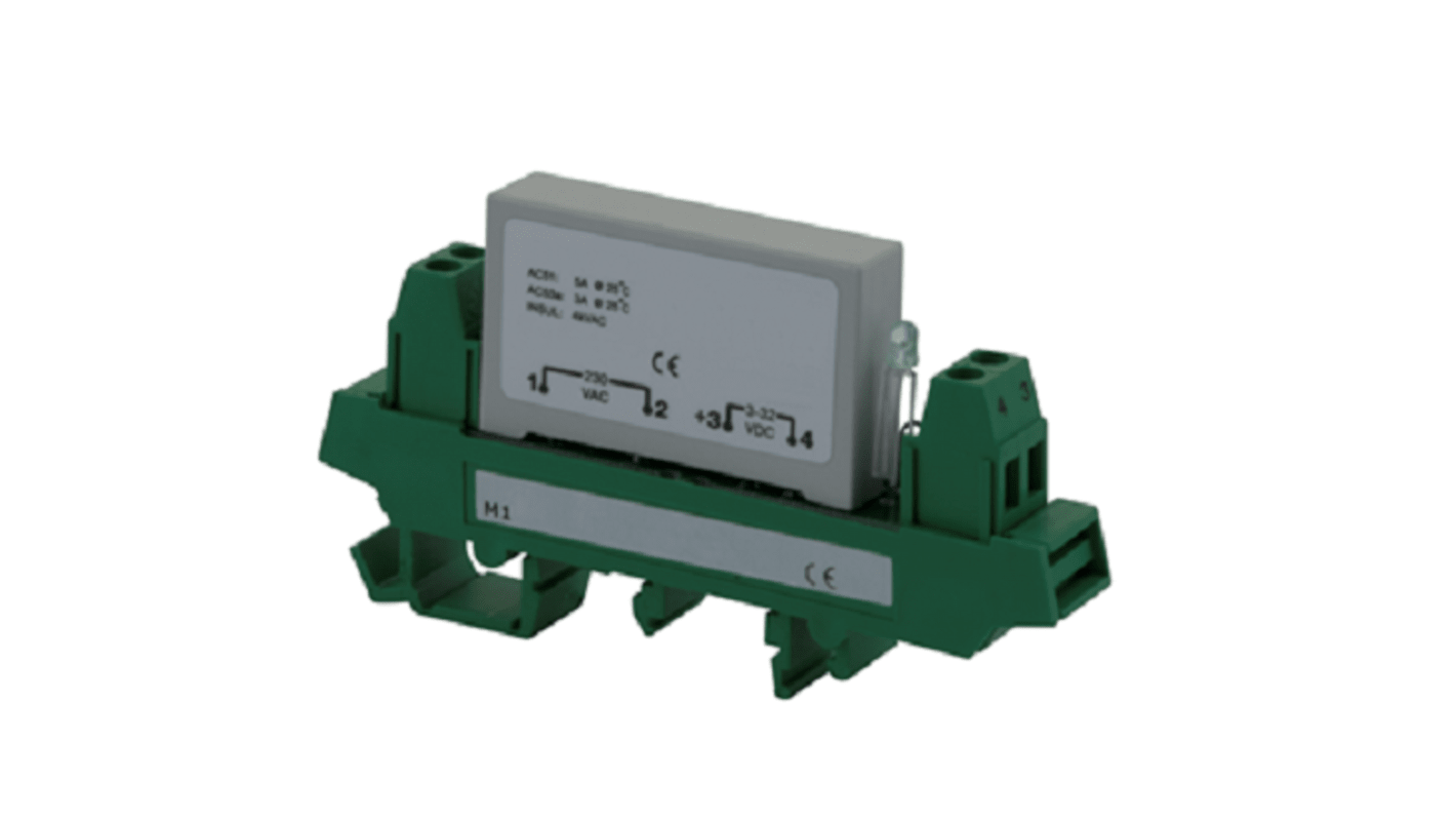 RS PRO Solid State Relay, 4 A Load, DIN Rail Mount, 60 V Load