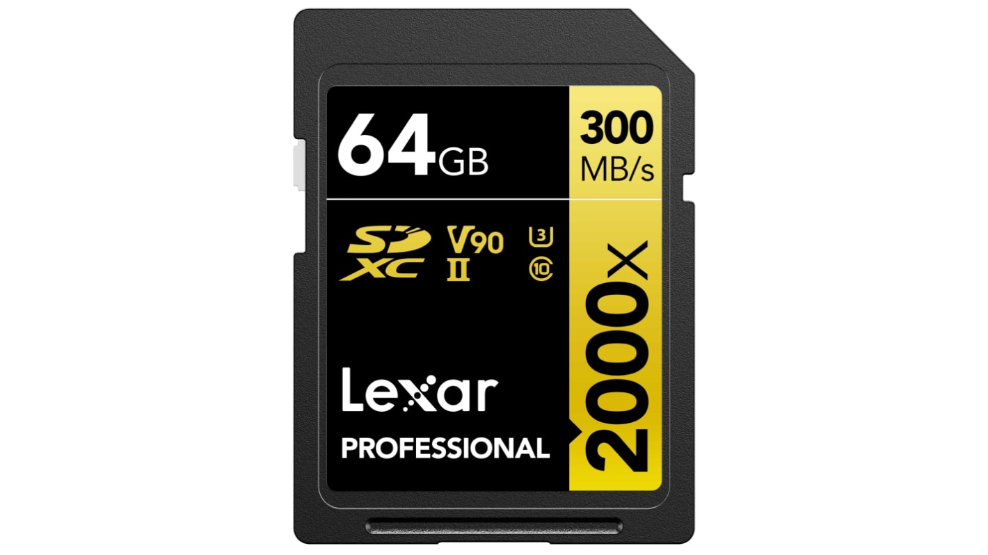 SDカード　Lexar 64GB 2000Ｘ