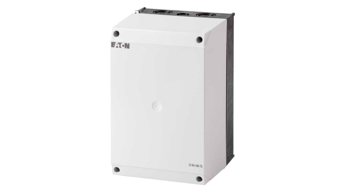 Eaton 汎用ボックス, ガラス繊維強化ポリカーボネート, 高さ：240 mm, 奥行き：160 mm 206890 CI-K4-160-TS