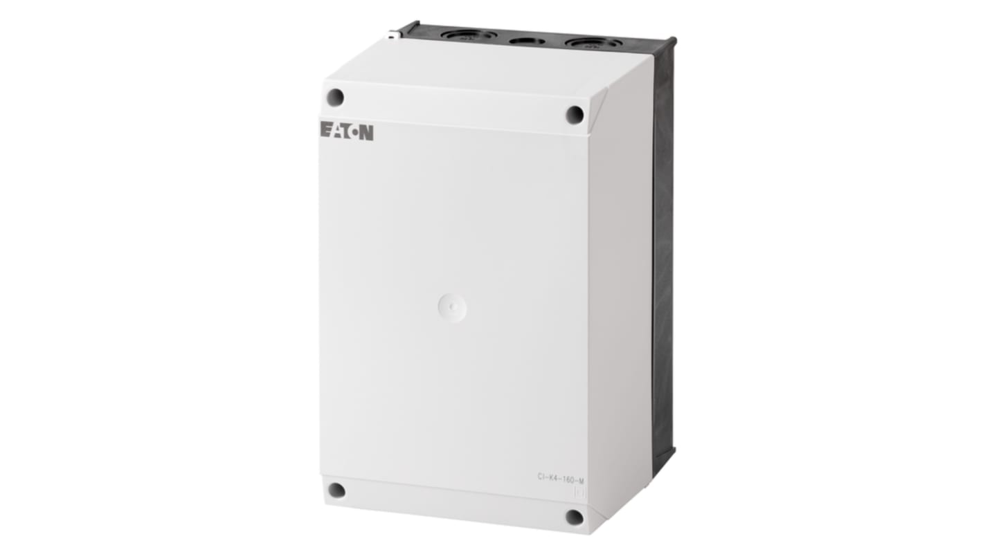 Eaton 汎用ボックス, ガラス繊維強化ポリカーボネート, 高さ：240 mm, 奥行き：160 mm 206898 CI-K4-160-M