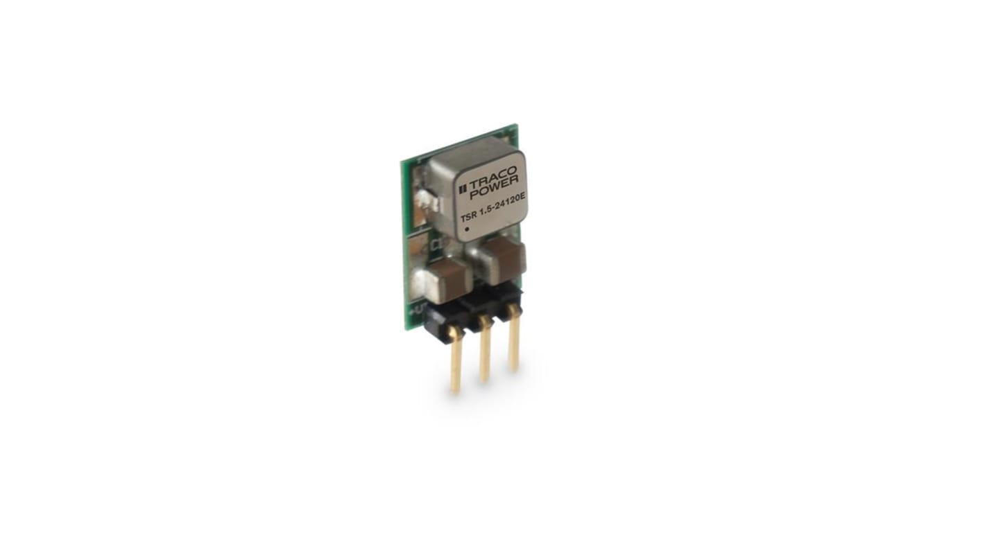 TRACOPOWER TSR 1.5 Nicht isolierter DC/DC-Wandler 12W 24 V dc IN, 12V dc OUT / 1A PCB-Montage