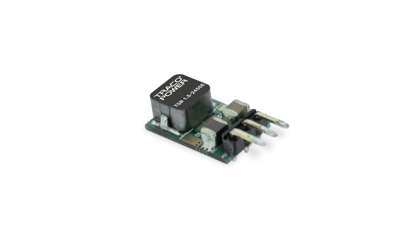 TRACOPOWER TSR 1.5 Non-Isolated DC-DC Converter, 3.3V dc/ 1.5A Output, 7 → 36 V dc Input, PCB, +85°C Max Temp