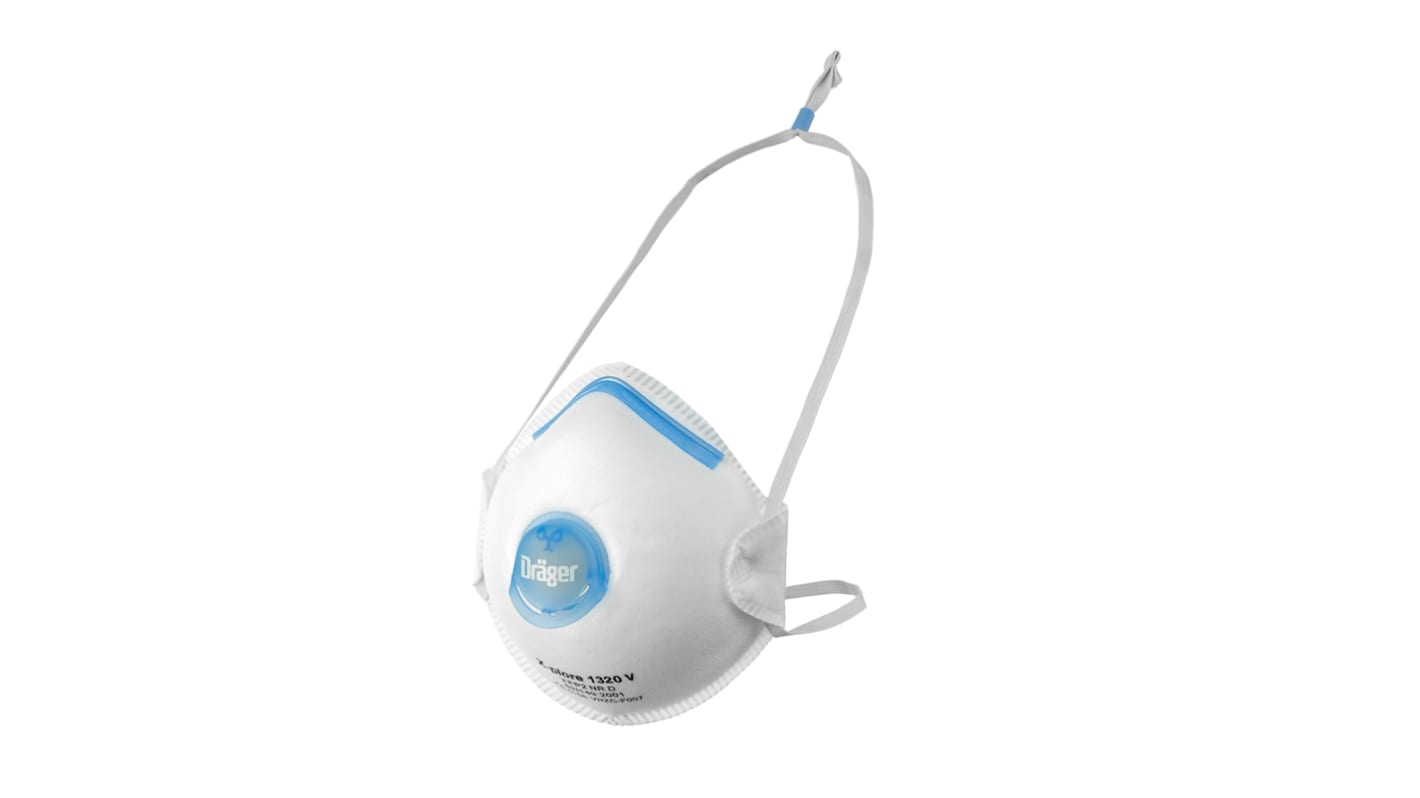 DRAEGER X-plore 1300 Series Disposable Respirator, FFP2, Valved, Moulded