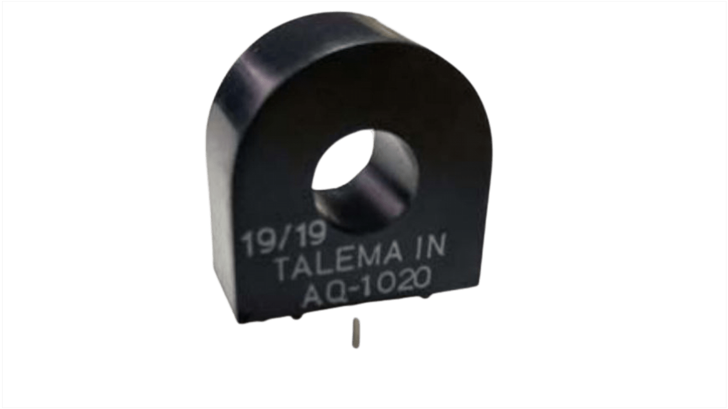 Nuvotem Talema AQ Series Toroidal Ring Current Transformer, 20A Input, 1000:1A, 9.5mm Bore, 300 V